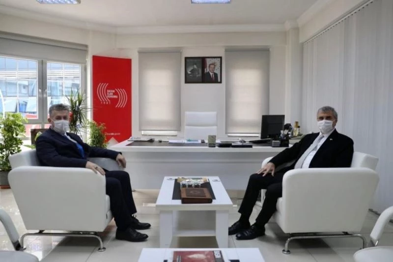 Başkan Yüce’den, BİK Şube Müdürü Çorbacı’ya ziyaret
