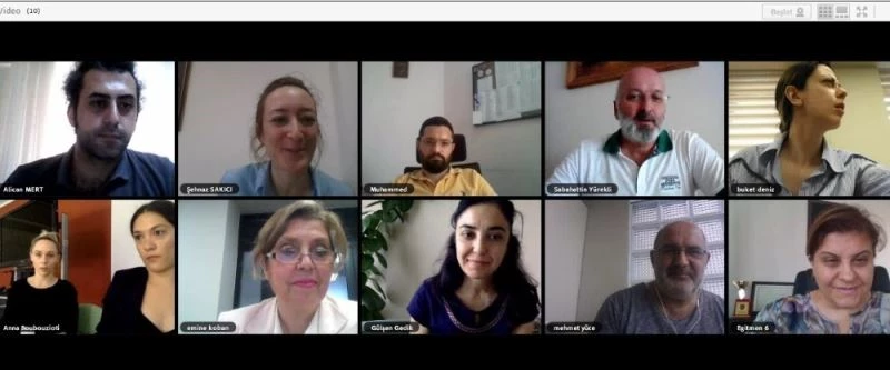 GAÜN engellileri engelsiz farketme projesi ortakları çevrimiçi ortamda bir araya geldi
