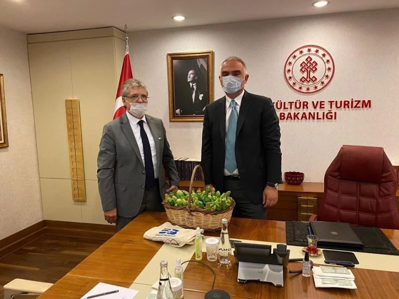 Aeneas Kültür Rotası ve Antandros bakanlıkta görüşüldü
