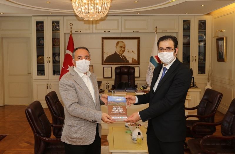 Rektör Karabulut, SERKA Genel Sekreteri Güven’i misafir etti
