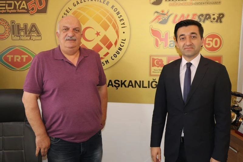 TKDK İl Koordinatörü Şenoğlu, Küresel Gazeteciler Konseyini ziyaret etti
