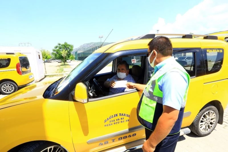 Büyükşehirden taksi ve ÖTTA’lara maske
