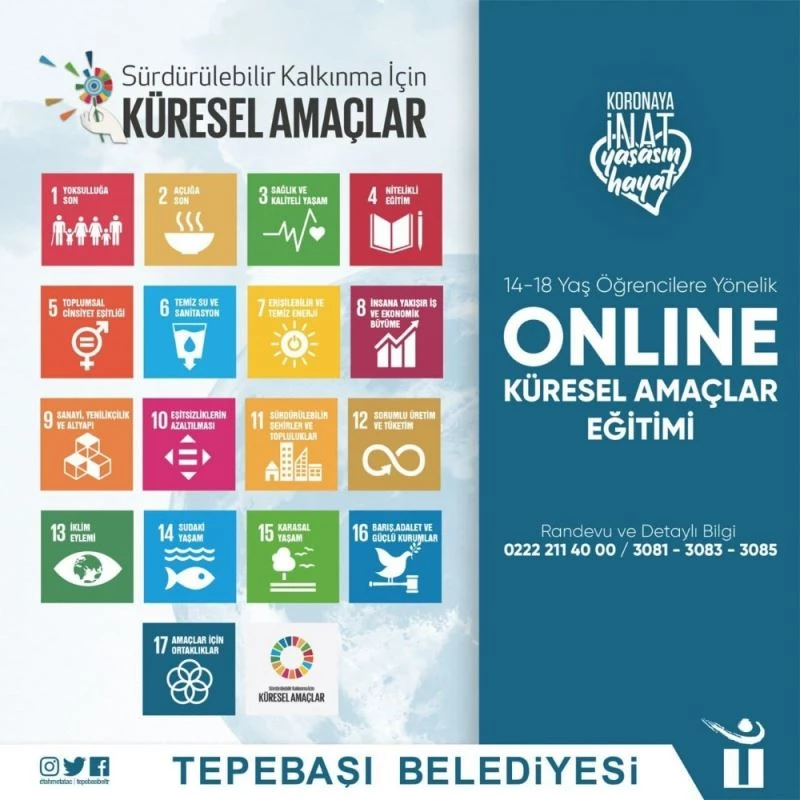 Onlıne çevre eğitimleri sürüyor
