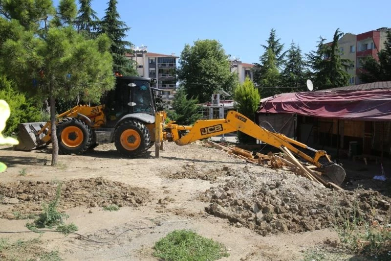 Görükle’deki park alanı işgalden temizlendi
