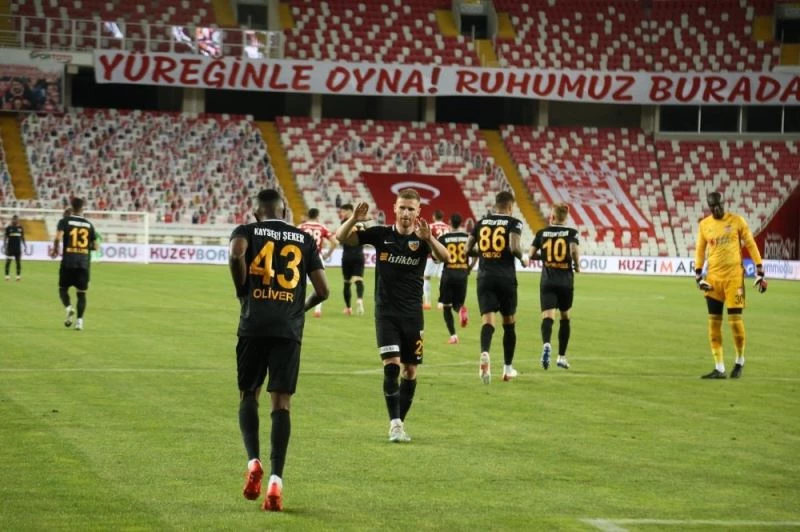 Kayserispor Sivas’ta yine kaybetmedi
