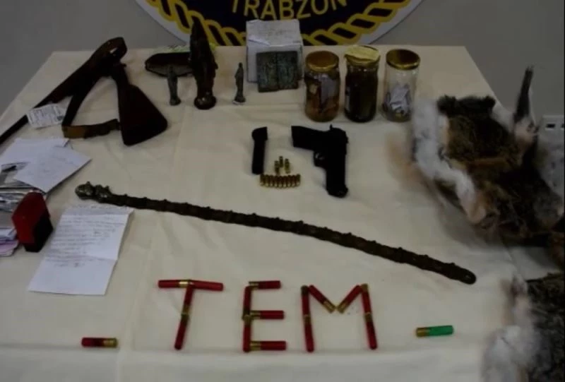 Trabzon Emniyeti’nden muska çetesine operasyon
