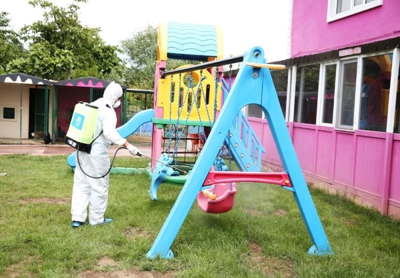 Nilüfer’de anaokulu ve kreşlere virüs önlemi
