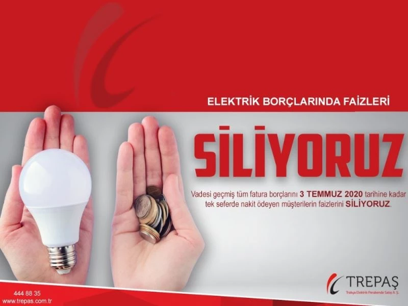 Elektrik borçlarında faiz silme kampanyası için son gün 3 Temmuz
