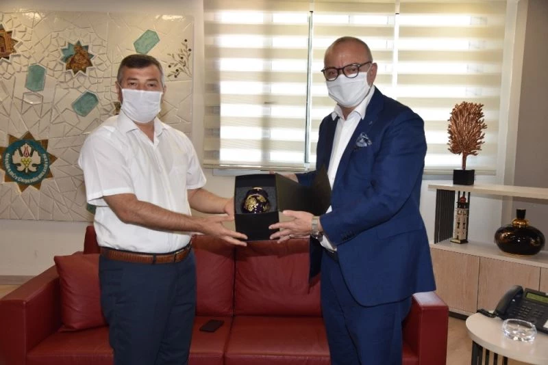 Gaziantep Cumhuriyet Başsavcılığına atanan Çiçekli’den Başkan Ergün’e veda
