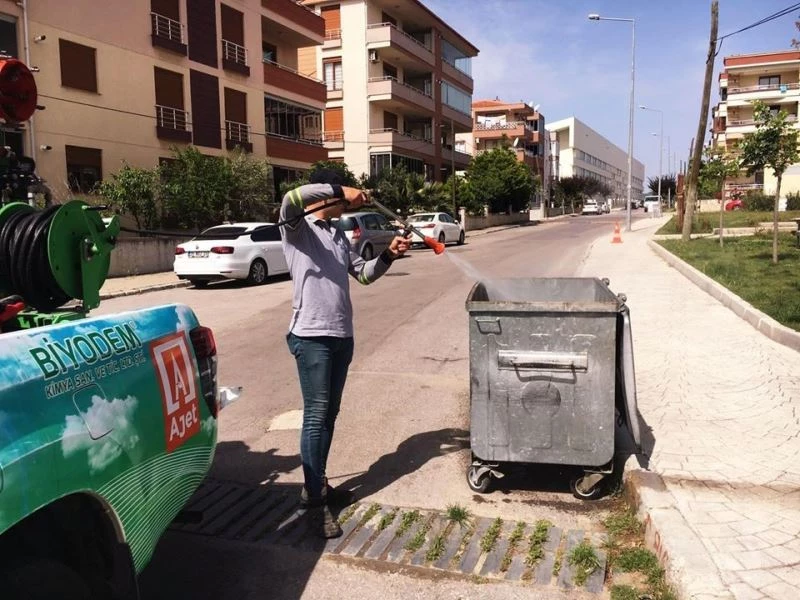 Aliağa’da haşere ve sinekle mücadele
