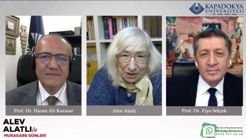 Milli Eğitim Bakanı Selçuk, Alev Alatlı ile Kapadokya Üniversitesi’nin canlı yayın konuğu oldu
