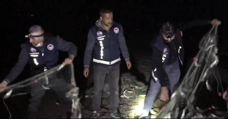 Van’da 2,5 ton kaçak avlanmış inci kefali ele geçirildi
