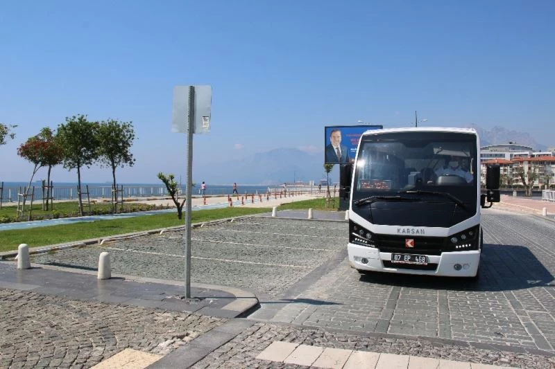 Konyaaltı Sahil 104 nolu hat sefere başladı
