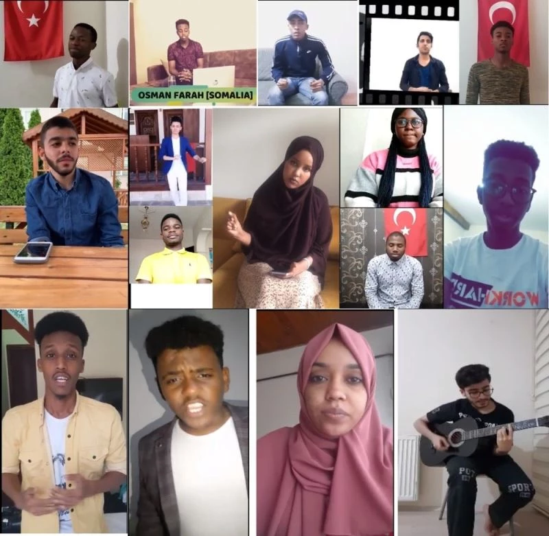 Yabancı öğrenciler sosyal medyada Türkçe şarkılarla yarışıyor
