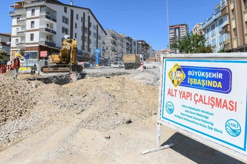 ASKİ, Keçiören Gazeller Caddesi’nin su baskınları çilesine son veriyor
