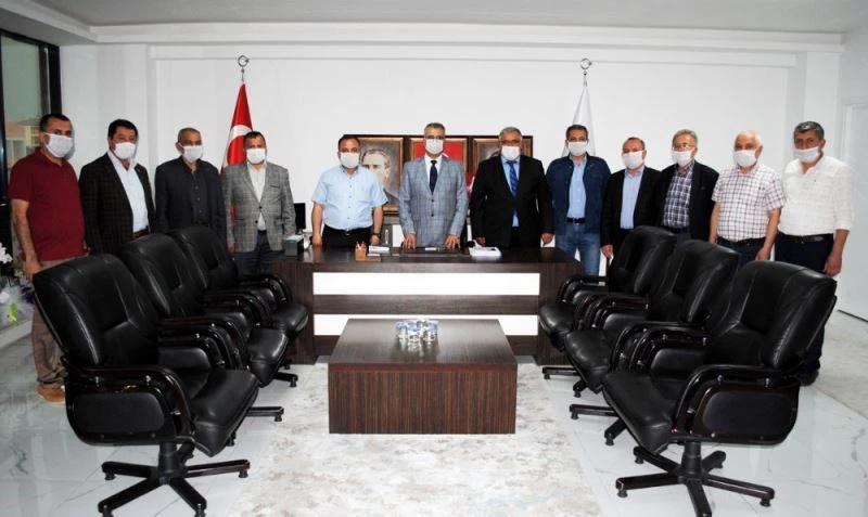 ÇESOB Başkanı Gür İl Başkanı Ahlatcı’yı ziyaret etti
