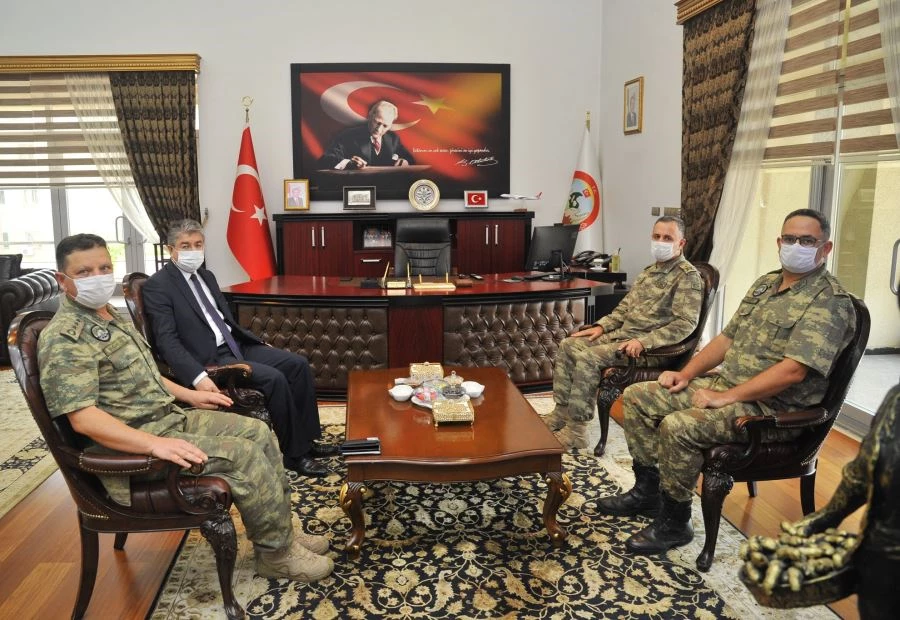 TUĞGENERAL KILINÇ’TAN VALİ ERDİNÇ YILMAZ’A ZİYARET
