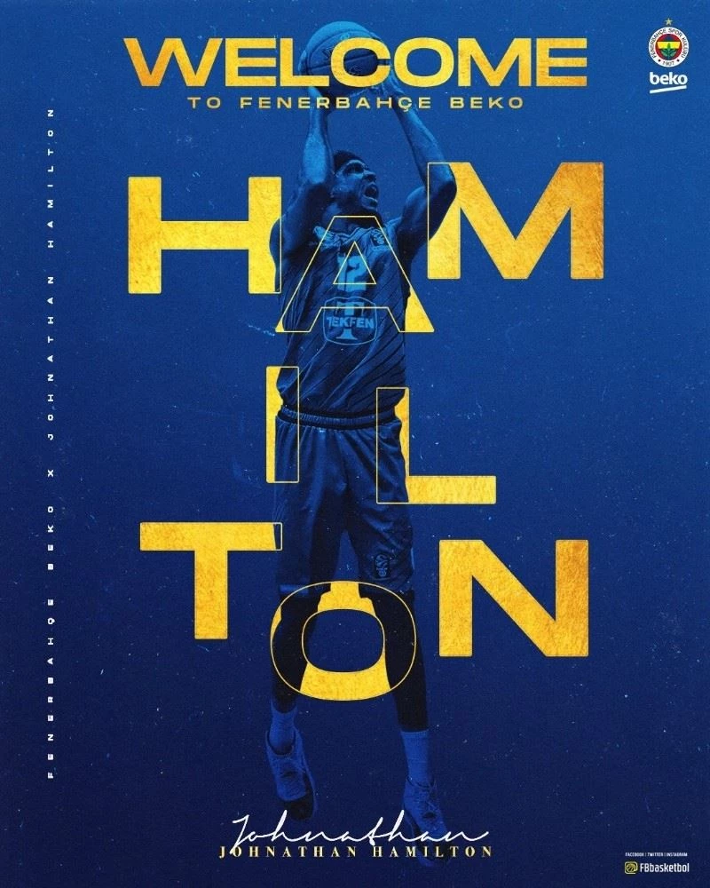 Johnathan Hamilton, Fenerbahçe’de
