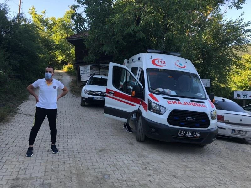 Valla Kanyonu’na giren 5 kişilik ekipten 1’i düşerek yaralandı
