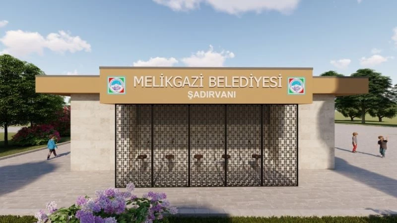 Melikgazi Belediyesi 3 ayrı mahalleye şadırvan yapacak
