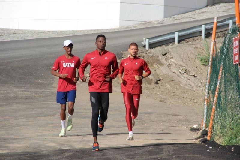 Katarlı atletler Palandöken’e hayran kaldı
