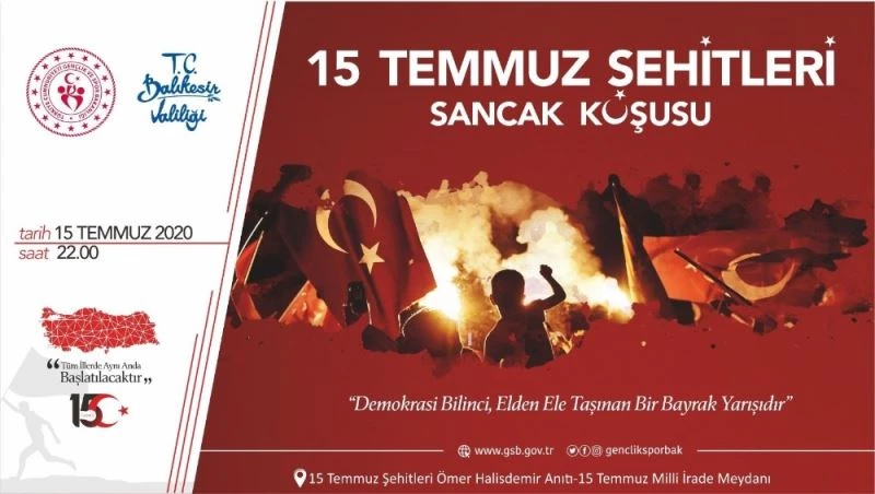 Balıkesir 15 Temmuz sancak koşusuna hazır
