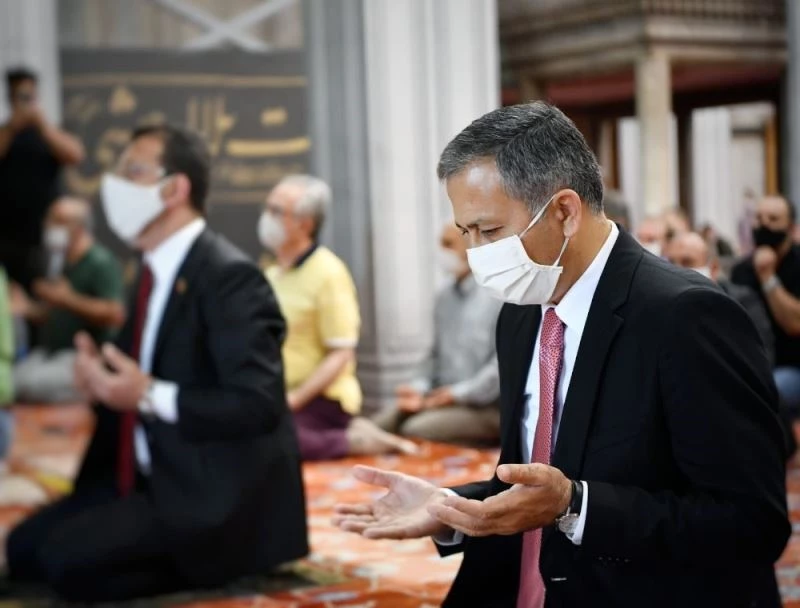 Sultanahmet Camii’de 251 Şehit için 251 Hatm-i Şerif ve Mevlid-i Şerif okundu
