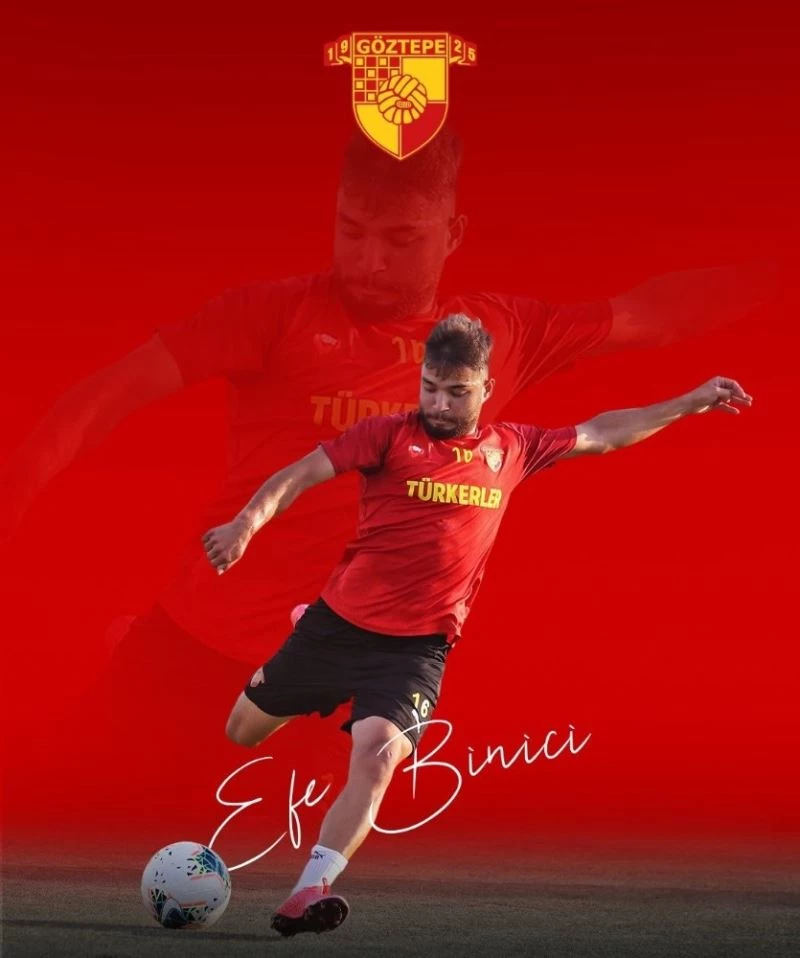 Göztepe, Efe Binici ile profesyonel sözleşme imzaladı
