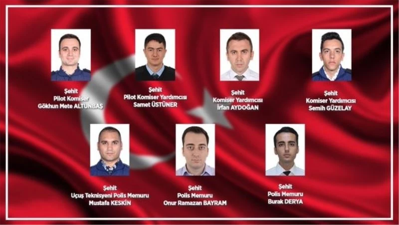 Düşen uçaktaki şehitlerin isimleri açıklandı
