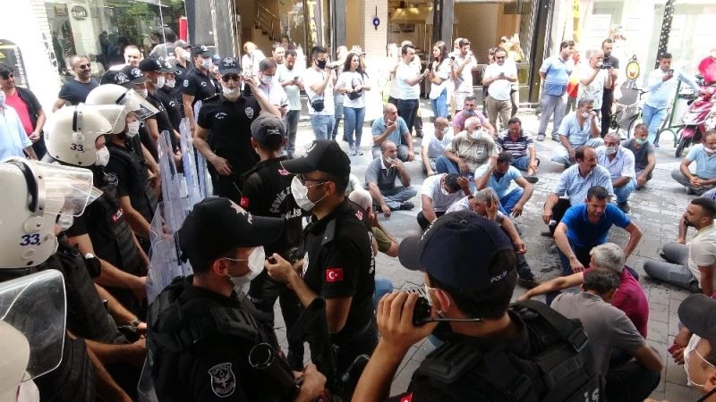 Mersin’de minibüsçü gerginliği
