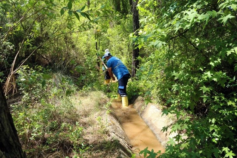 Sulama tesislerinde tamirat ve temizli
