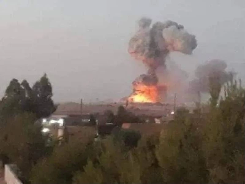 Haseke’de terör örgütünün mühimmat deposunda patlama
