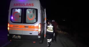 KARAKOL KOMUTANI KAZADA  YARALANDI