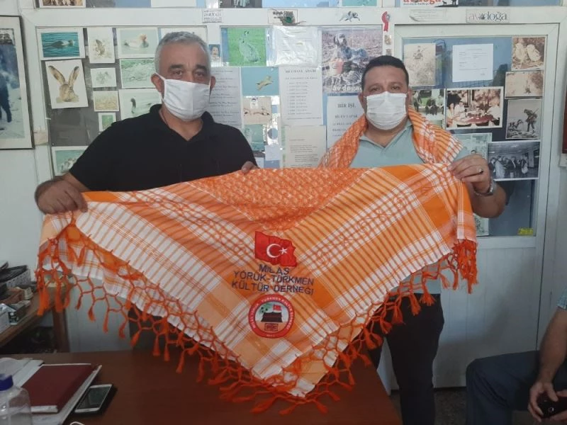 Yörüklerden avcılara nezaket ziyareti
