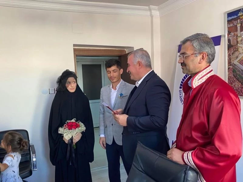 Kahta Müftülüğünde Yeni Normal nikah
