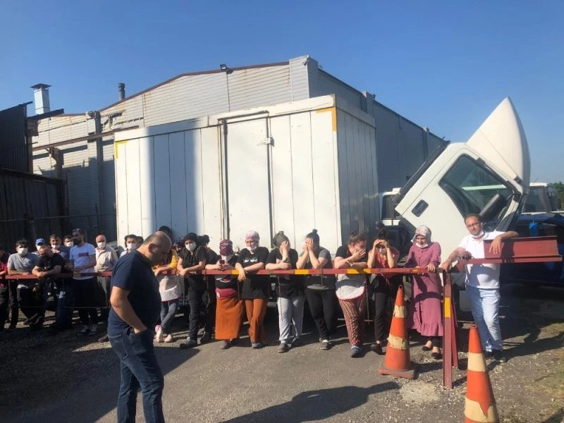 Haczi işçiler engelledi
