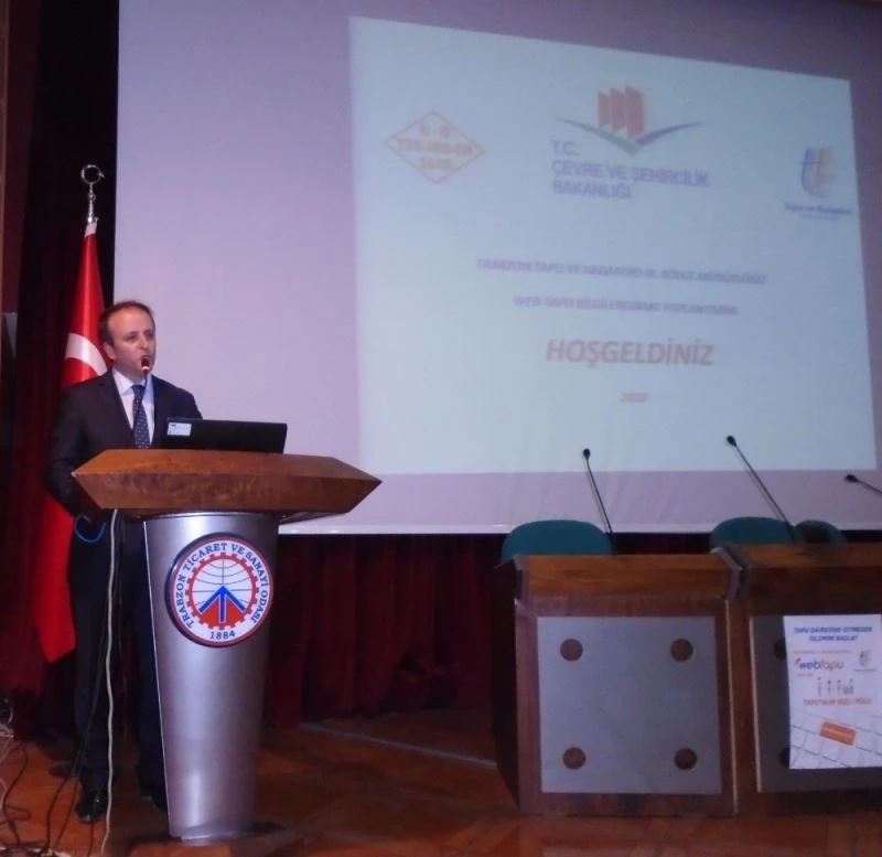 Emlakçılara ’Web-Tapu’yu anlattılar
