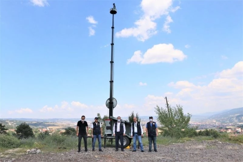 Karabük’te yangınlar kamerayla tespit edilecek
