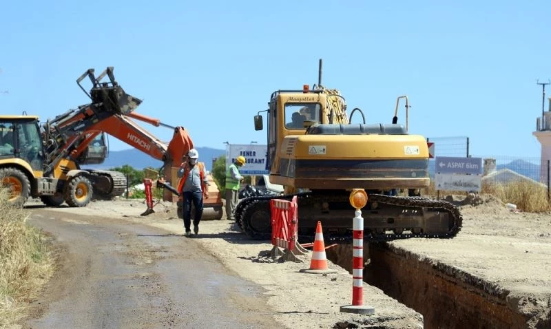 Bodrum Turgutreis’te 26 bin metre altyapı tamamlandı

