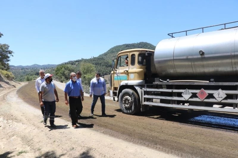 Yol yapım ekipleri Soma’da yoğun mesaide
