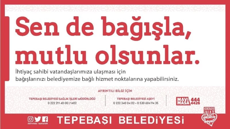 Paylaşmanın huzuru Tepebaşı’nda
