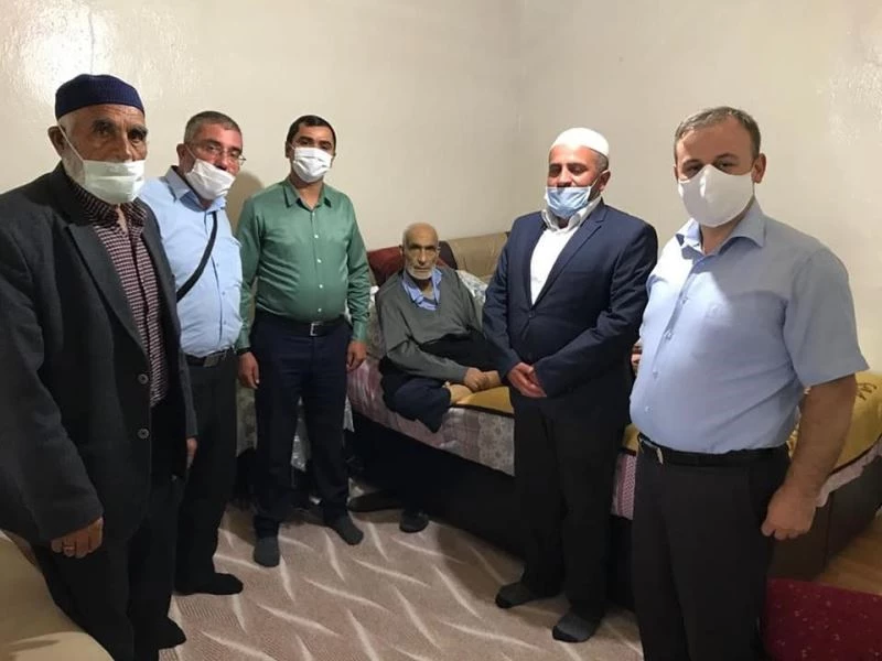 Kaymakam Perçi, şehit babası Doğan’ı ziyaret etti
