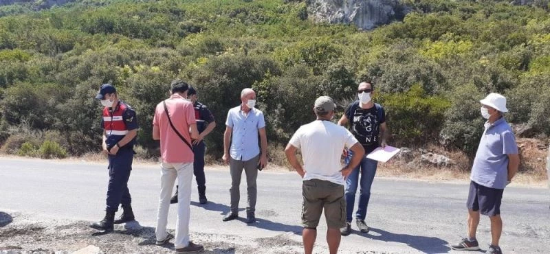 Kirazlı’da bitki örtüsünü yok eden kaçak çalışmaya jandarma müdahale etti
