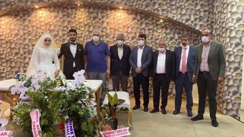 Çat’ın Ak Siması dünya evine girdi
