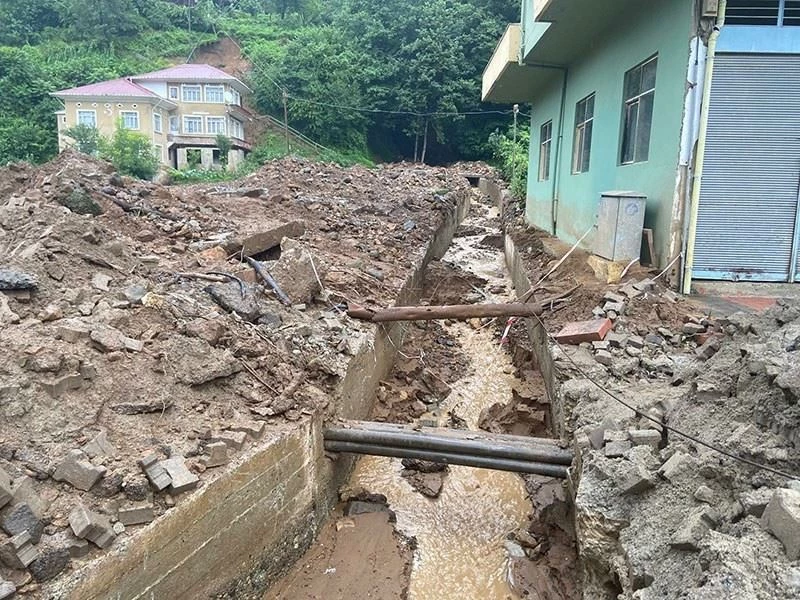 Rize’deki sellerin ardından yapılan hasar tespit çalışmaları tamamlandı
