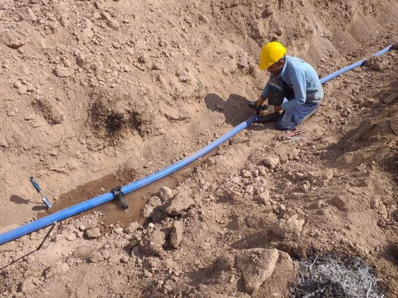 Fevzibey mezrasında su sevinci
