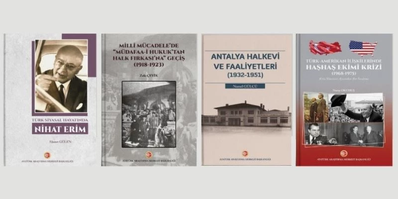 Atatürk Araştırma Merkezi Başkanlığı 4 eseri okuyucuyla buluşturdu
