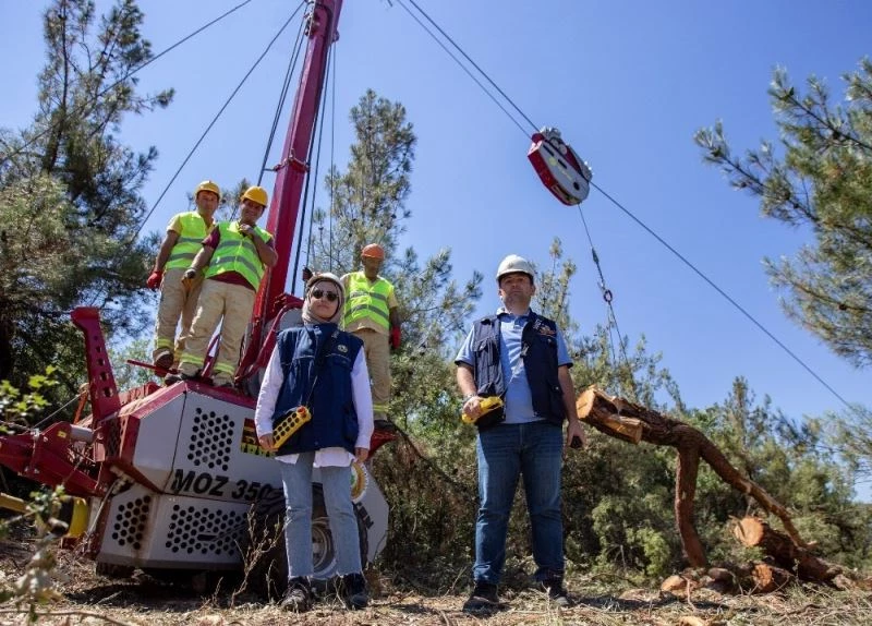 Turgutlu’da orman tahribatı havai hatla engelleniyor
