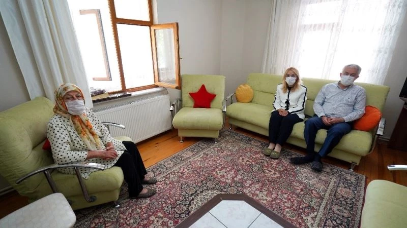 Başdeğirmen çiftinden şehit eşine vefa örneği
