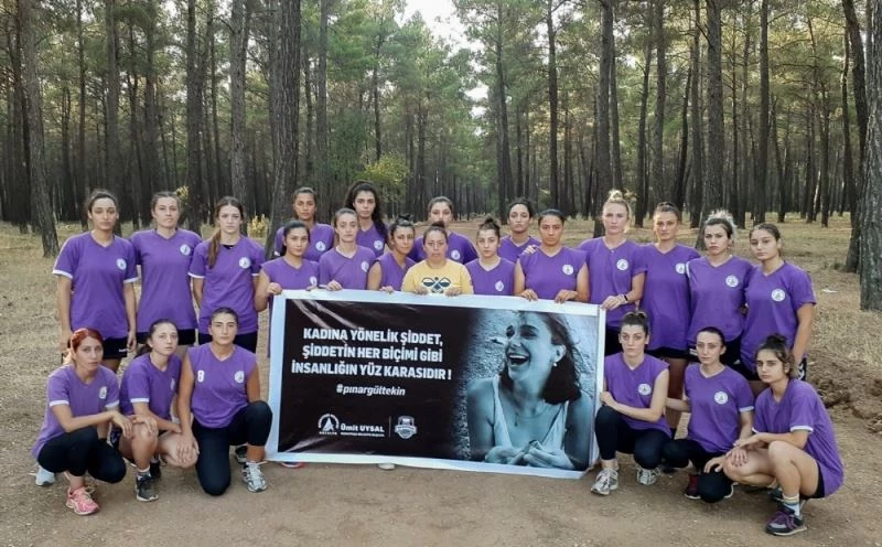 Son antrenmanda Pınar için koştular
